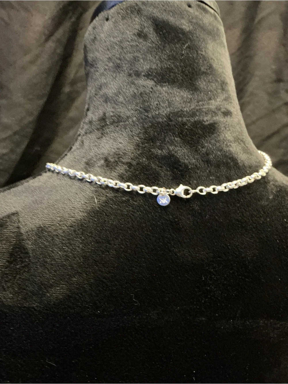 Circular Key Pendant Necklace in Silver-Tone - Women Jewelry